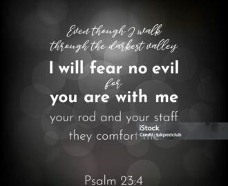 Bible Verse From Psalm 23 I Will Fear No Evil Stock Illustration Download Image Now Bible Evil Fear IStock