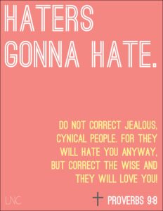 Bible Verse Images For Haters