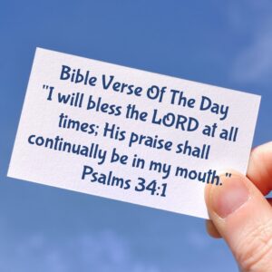 Bible Verse Of The Day Are You Counting Your Blessings LSW Ministries No One Left Behind