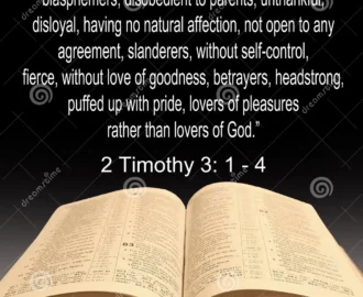 Bible Verse Open Holy Book God End Times Last Days Text Scripture Jesus Christ Testament Prophecy Prophetic Timothy Armageddon Stock Photo Image Of Armageddon Religion 176155924