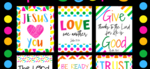 Bible Verse Posters Family Faith Builders