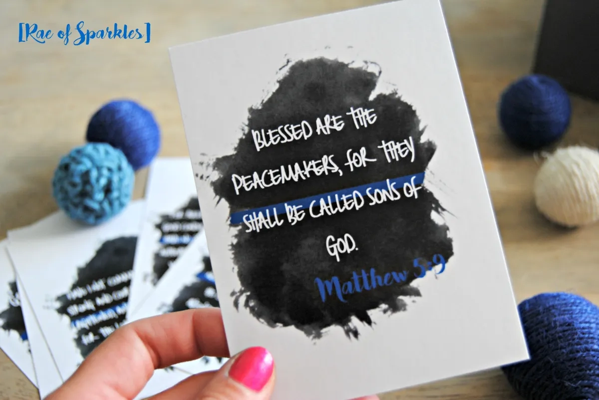 Bible Verse Printables For Police Officers