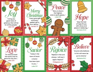 Bible Verse Stocking Stuffer Cards Children s Ministry Deals