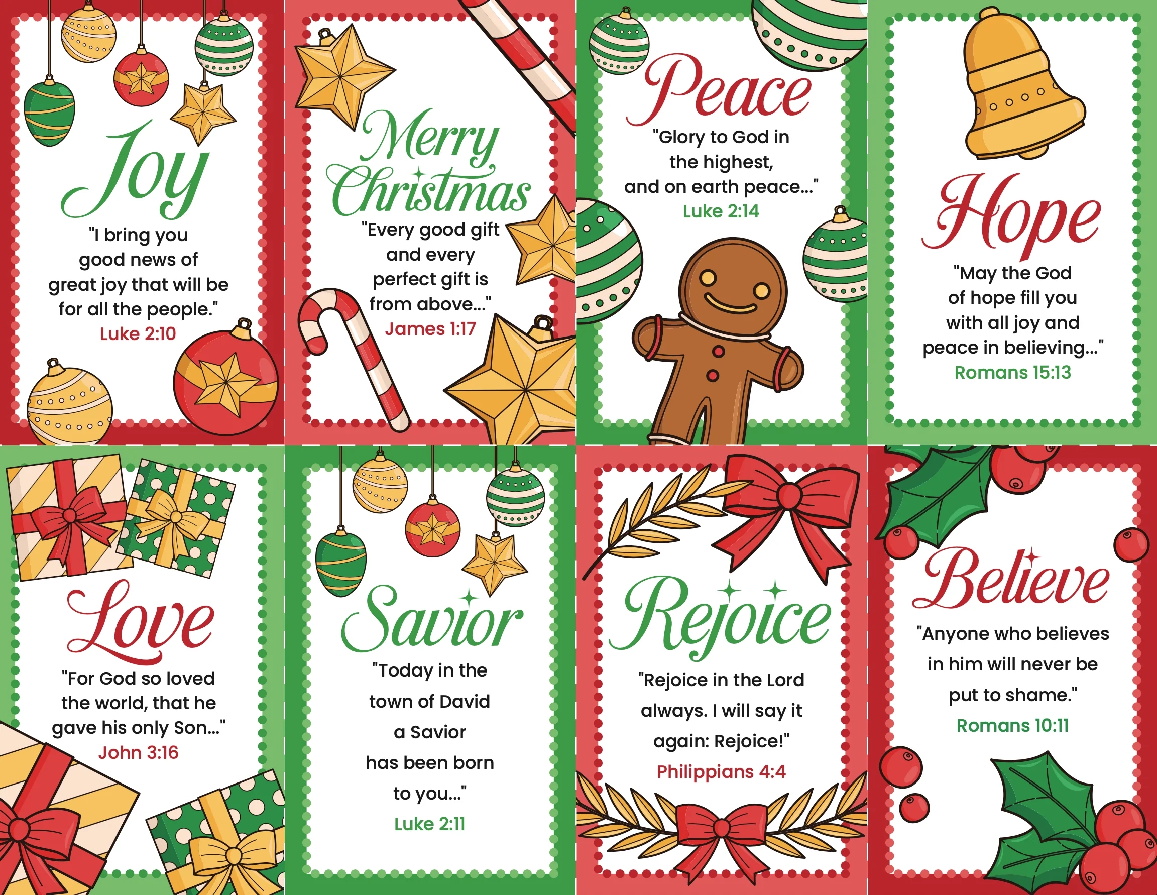 Bible Verse Stocking Stuffer Cards Children s Ministry Deals