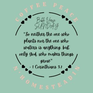 Bible Verse Sunday 5 7 2023 Coffee Peace N Homesteadin
