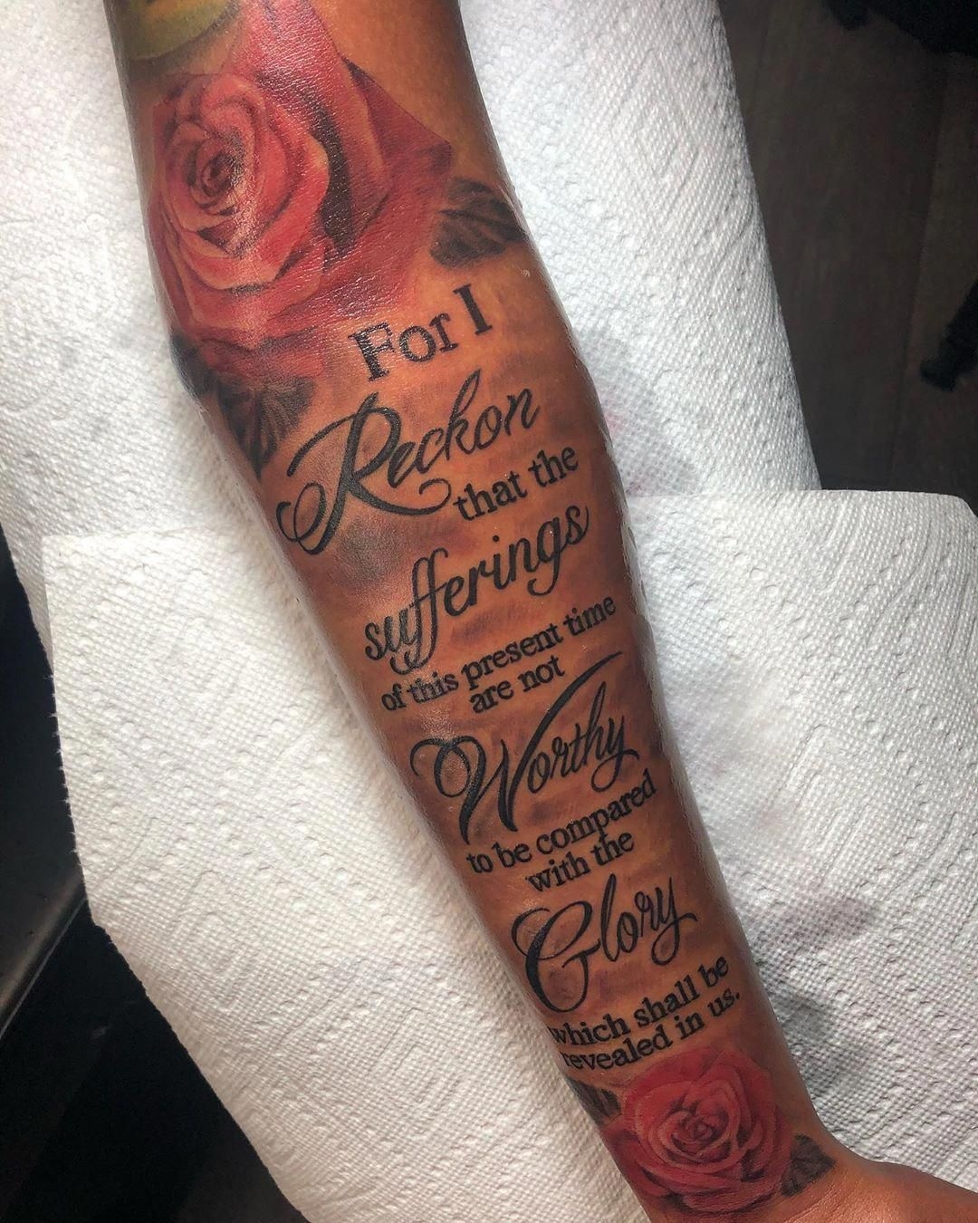 Bible Verse Tattoos On Forearm Tattoo icsl edu gr