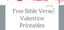 Bible Verse Valentine Printable Rachel Wojo
