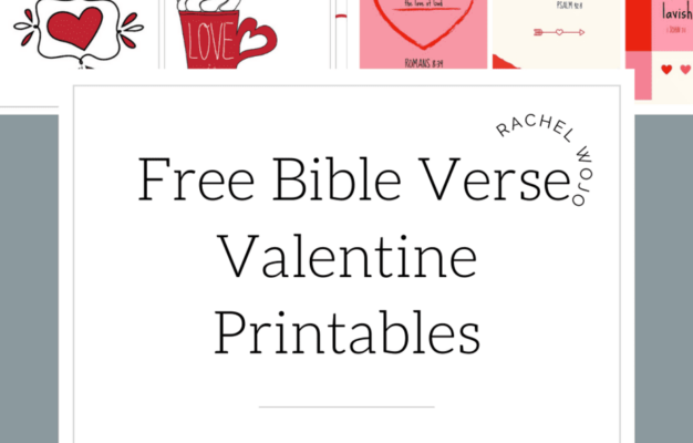 Bible Verse Valentine Printable Rachel Wojo