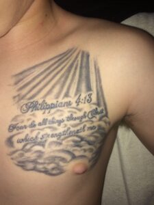 Bible Verse With Clouds Tattoo Cloud Migration Help