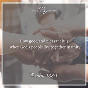 Bible Verses About Community