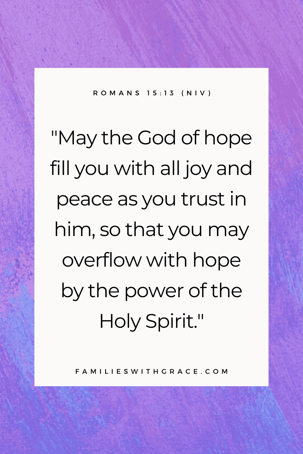 Bible Verses About Faith And Trust Families With Grace