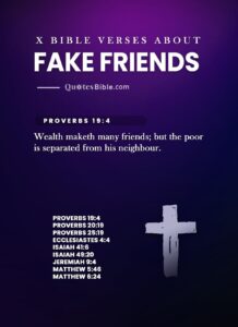 Bible Verses About Fake Friends