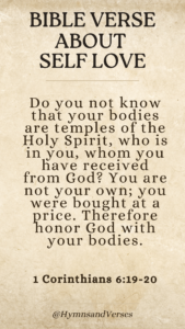 Bible Verses About Self Love