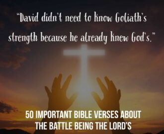 Bible Verses About The Battle Being The Lord s