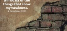 Bible Verses About Weakness