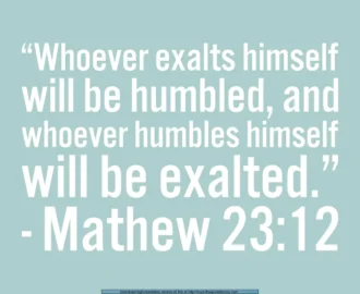 Bible Verses And Quotes About Staying Humble Everyday Servant