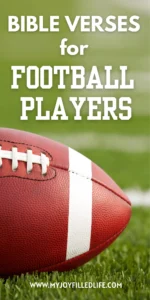Bible Verses For Football Players