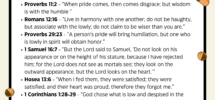 Bible Verses For Pride