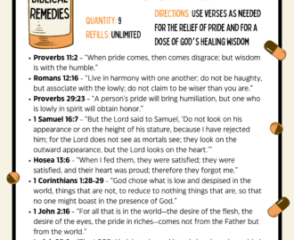 Bible Verses For Pride