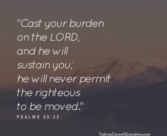 Bible Verses For Worry TakingCareofGrandma