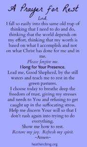 Bible Verses On Rest Heather C King Room To Breathe