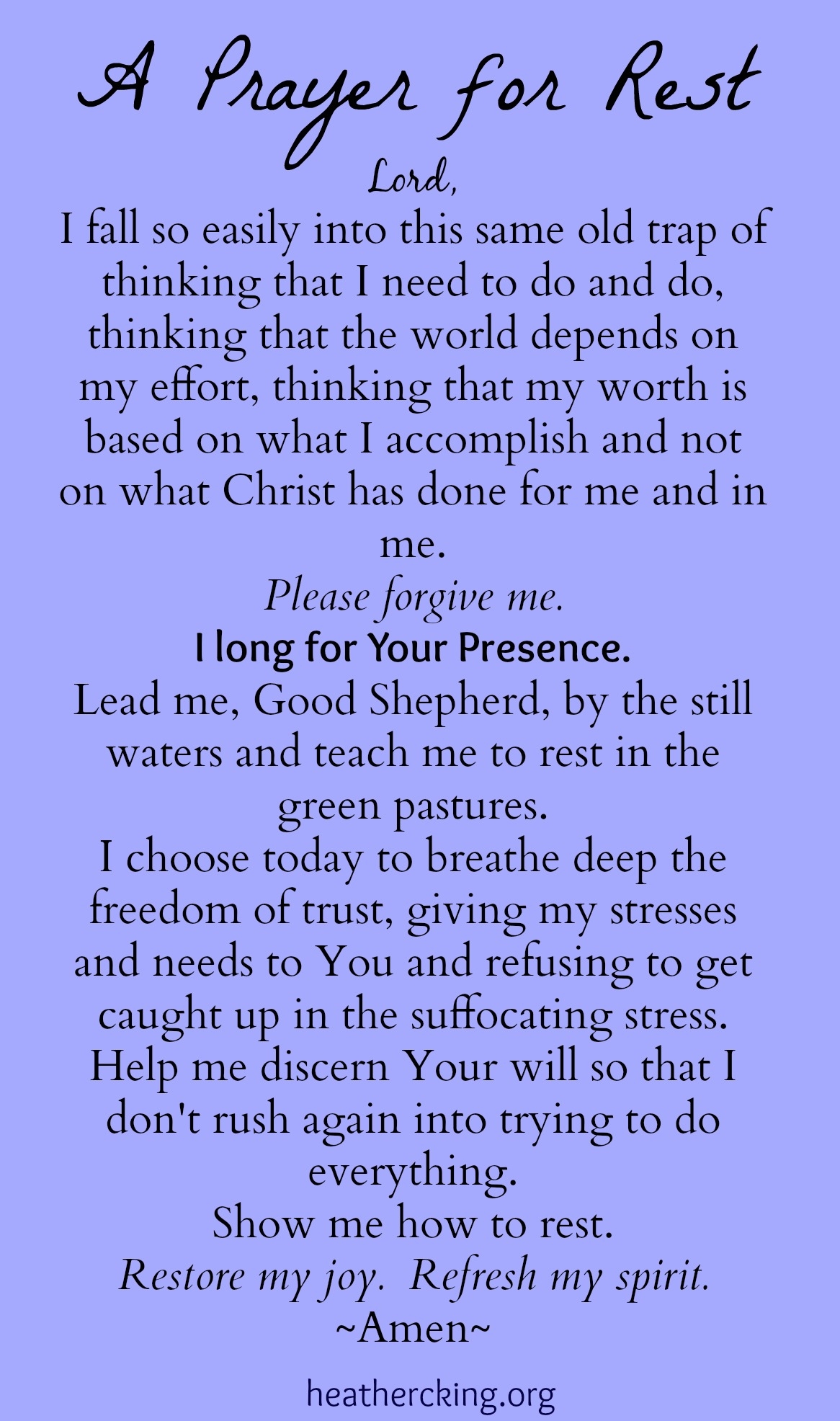 Bible Verses On Rest Heather C King Room To Breathe