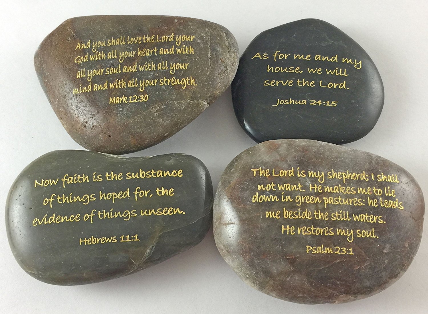 Bible Verses On Stones CourageInStone
