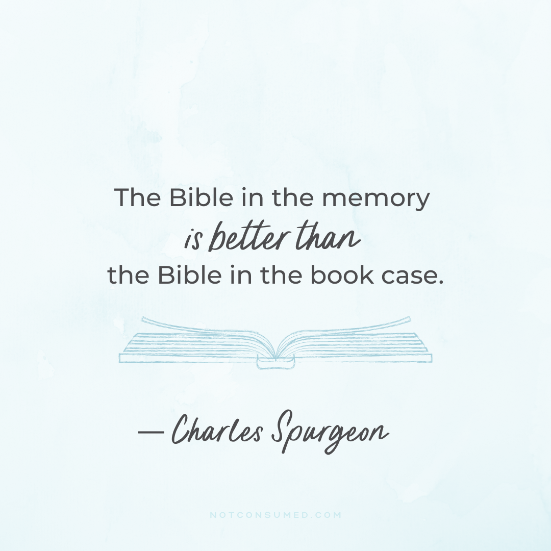Bible Verses To Memorize As A Family Not Consumed