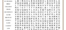 Bible Word Search For Kids