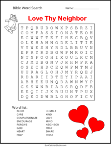 Bible Word Search Free Printable Christian Puzzles Free Printables Lettering SVG Files Tools Apps