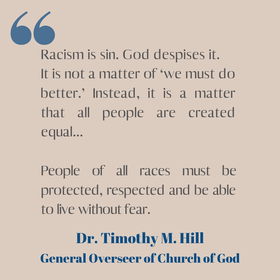 Bishop Tim Hill Condemns Racist Acts VACOG ORG