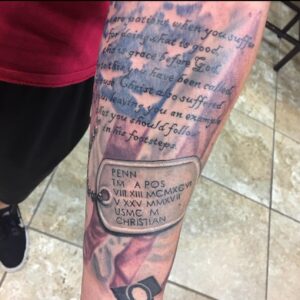 Blast Over Bible Quote R TattooDesigns