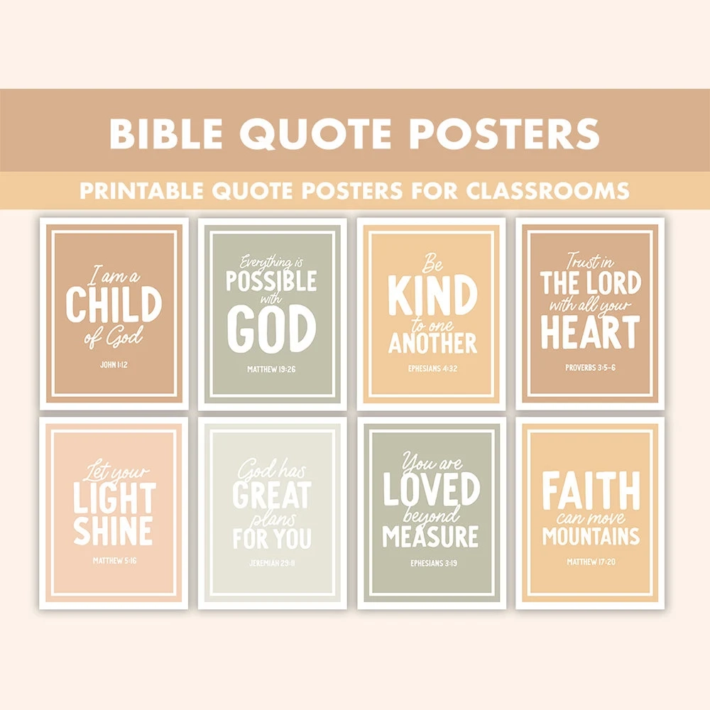 Bible Quotes For Classroom