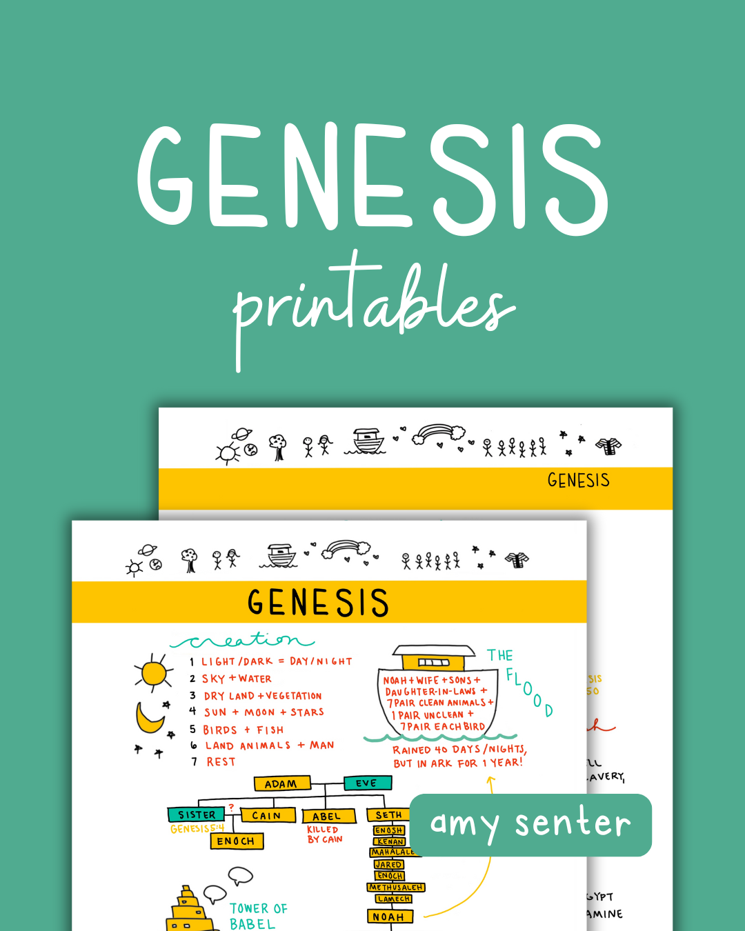 Genesis Bible Study Free Printable