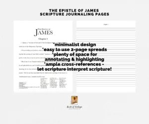 Book Of James Scripture Journal Pages Double Spaced Single Column Annotating Sheets Inductive Expository Bible Study By The Book Method Etsy