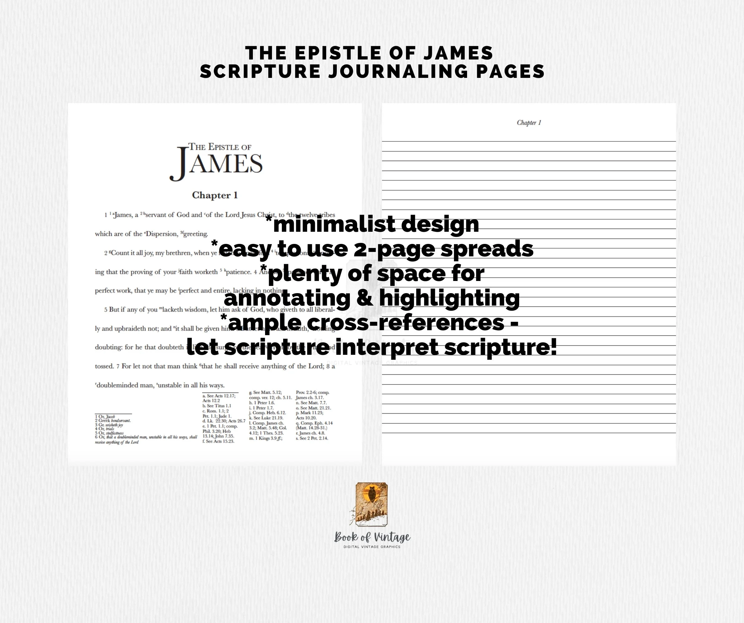 Printable Bible Double Spaced