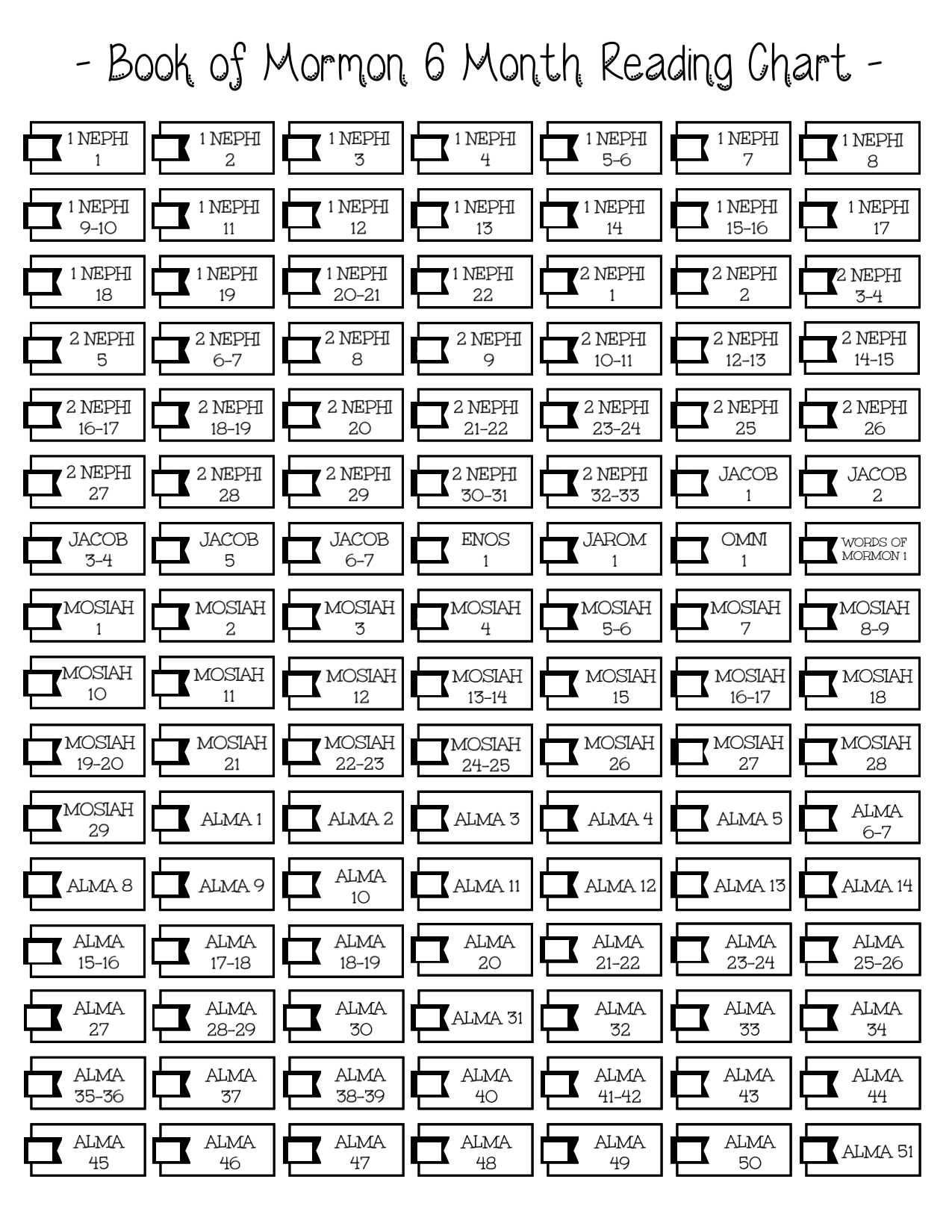 Book Of Mormon 6 Month Reading Challenge Brightly Street