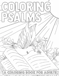 Book Of Psalms 37 Page Bible Coloring Book download Only Sunday School Store