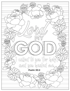 Book Of Psalms 37 Page Bible Coloring Book download Only Sunday School Store