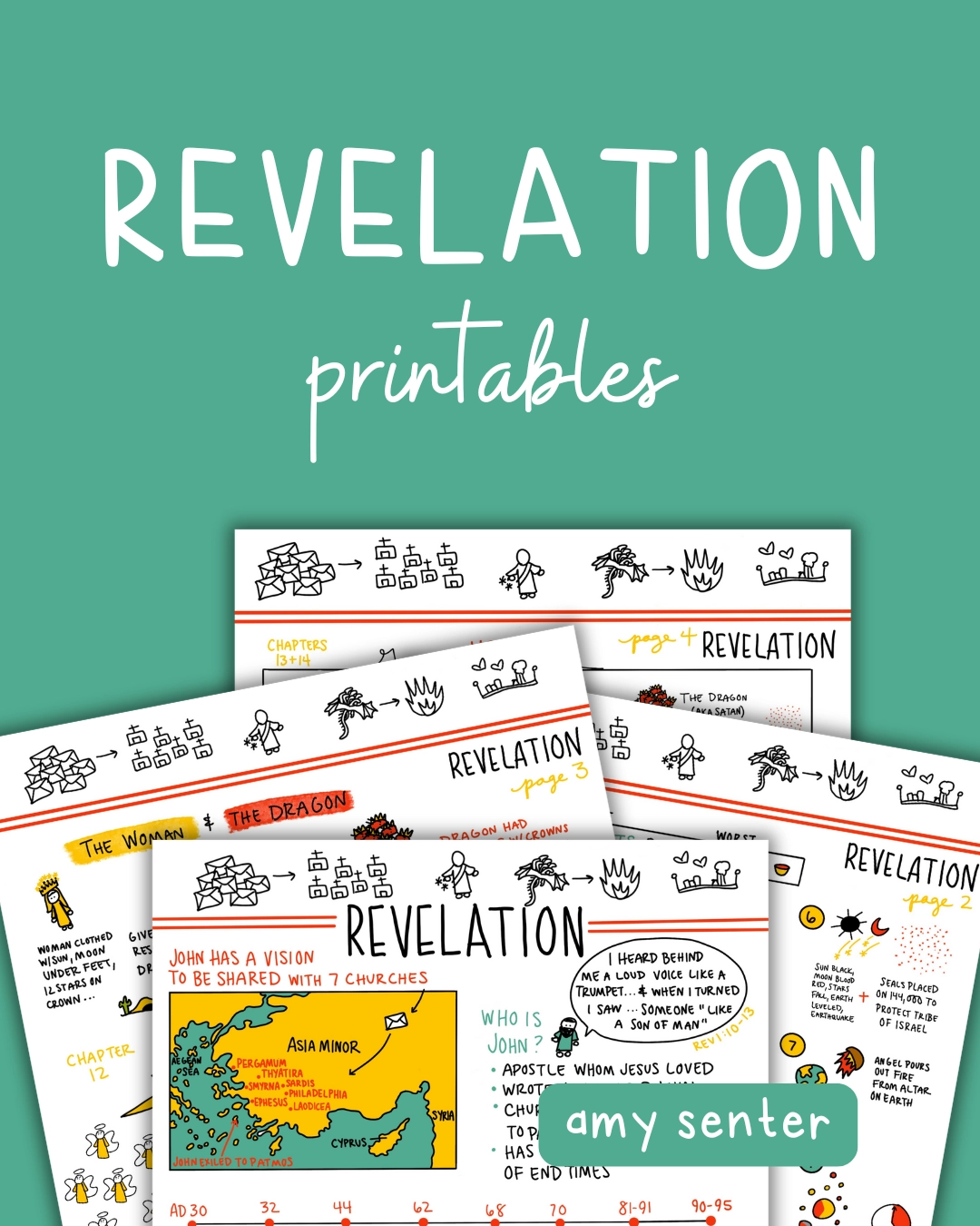 Book Of Revelation Bible Study Printables