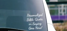 Buy CUSTOM Bible Verse Car Decal Custom Christian Sticker Personalized Custom Christian Decal Custom Jesus Sayings Bible Verse Decal Online In India Etsy