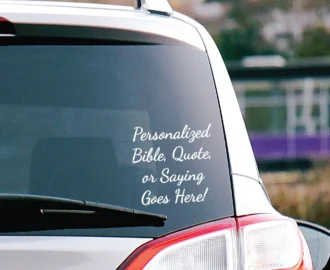 Buy CUSTOM Bible Verse Car Decal Custom Christian Sticker Personalized Custom Christian Decal Custom Jesus Sayings Bible Verse Decal Online In India Etsy