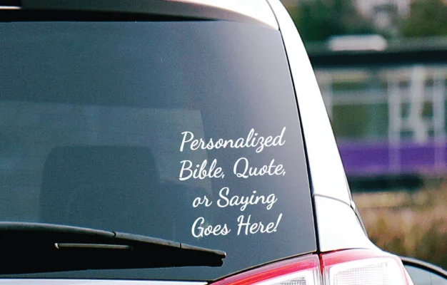 Buy CUSTOM Bible Verse Car Decal Custom Christian Sticker Personalized Custom Christian Decal Custom Jesus Sayings Bible Verse Decal Online In India Etsy