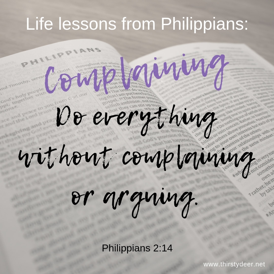 Bible Quotes About Complaining