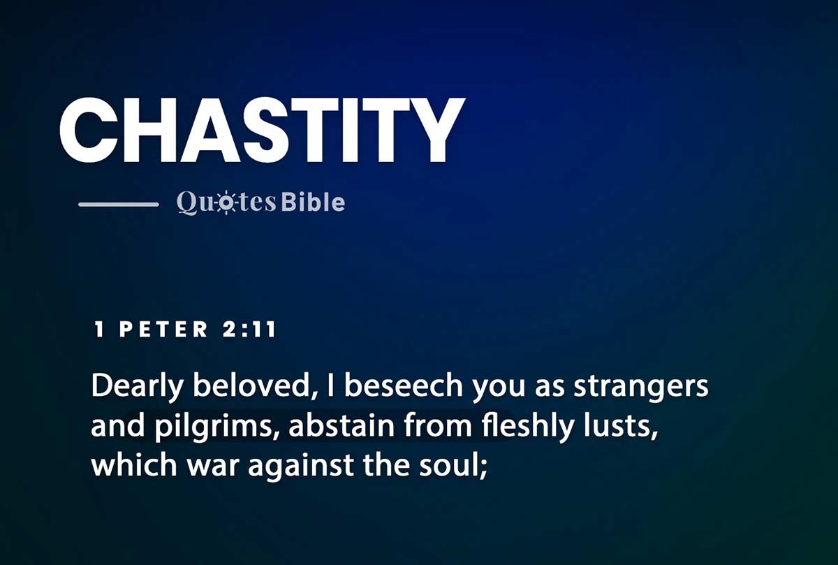 Chastity Verses From The Bible Empowered By Faith Exploring The Strength Of Chastity Through Biblical Verses