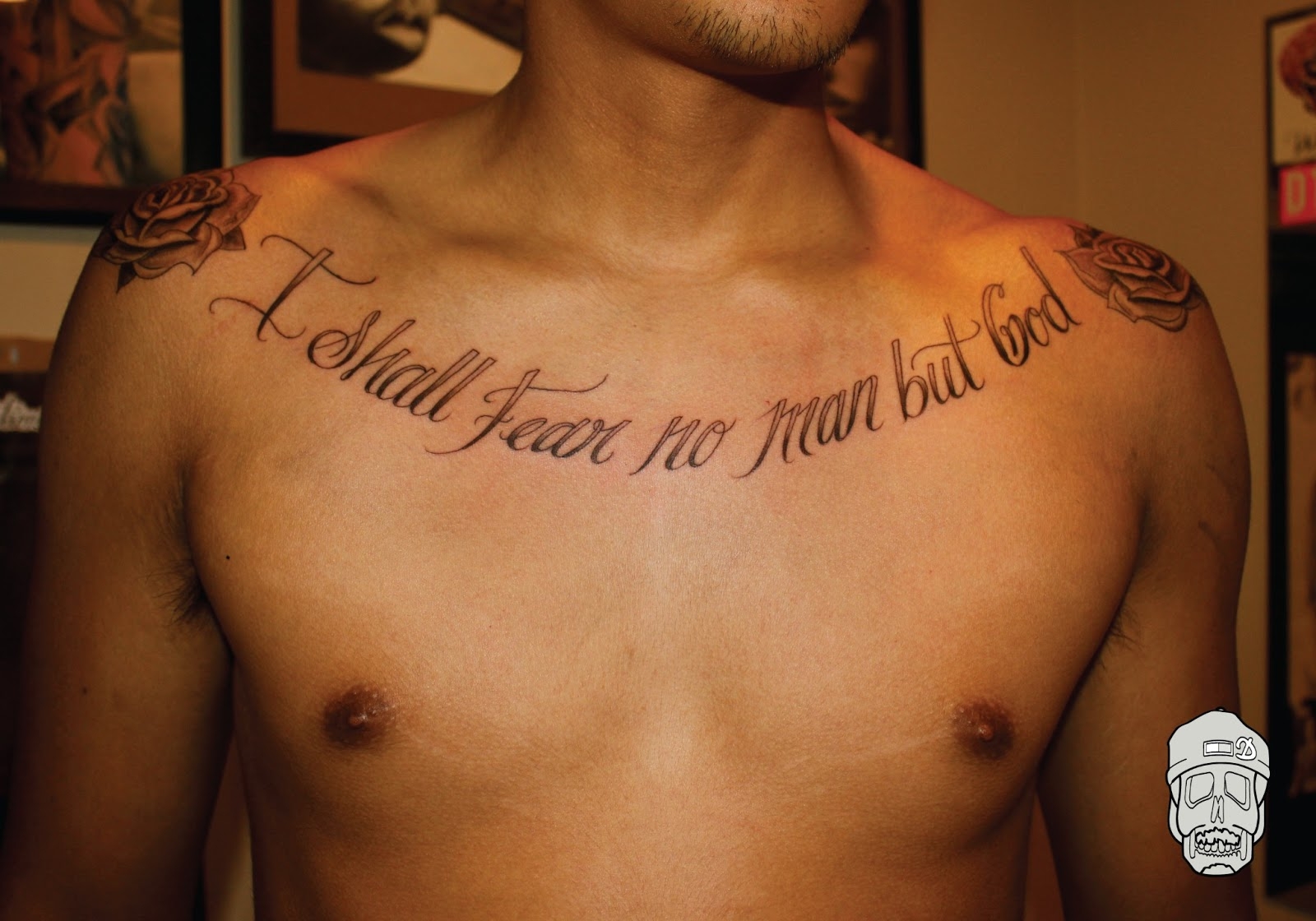 Chest Tattoo Quotes And Sayings QuotesGram