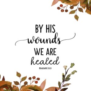 Christian Bible Verse Quote Floral Typography Painting By Wall Art Prints Fine Art America