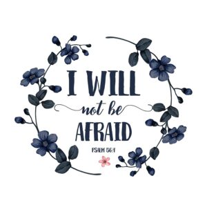 Christian Bible Verse Quote No Fear Have Courage Painting By Wall Art Prints Fine Art America