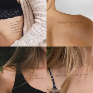 Christian Bible Verses Temporary Tattoos EverjoyLife