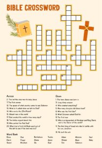 Christian Crossword Puzzles 10 Free PDF Printables Printablee